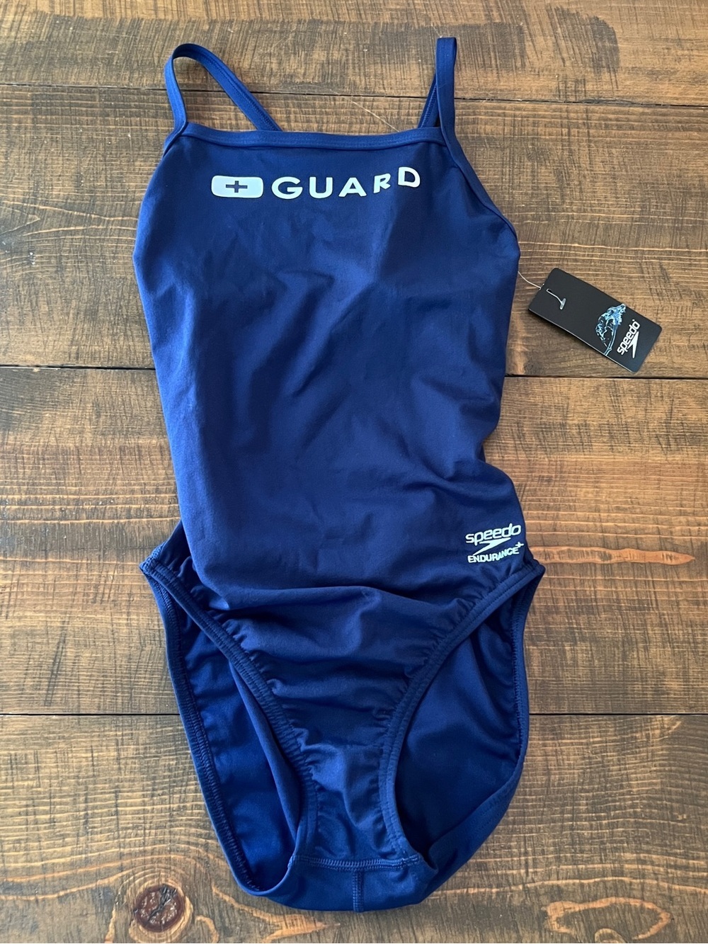 Speedo Navy Blue Guard One-Piece Swimsuit